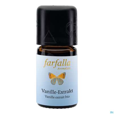 Sie sehen eine Packung Aetherische Oele Farfalla Kontr.bio.anbau Vanille Extrakt 5ml, Produktbild: 02 Aetherische Oele Farfalla Kontr.bio.anbau Vanille Extrakt 5ml, A-Nr.: 4866245 - 02