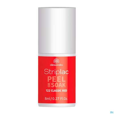 Sie sehen eine Packung Alessandro Striplac Classic Red 8ml, Produktbild: 01 Alessandro Striplac Classic Red 8ml, A-Nr.: 5191186 - 01
