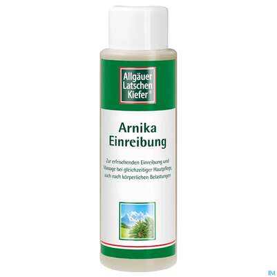 Sie sehen eine Packung Allgäuer Latschenkiefer Arnika Vital Fluid 500ml, Produktbild: 03 Allgäuer Latschenkiefer Arnika Vital Fluid 500ml, A-Nr.: 1436490 - 03