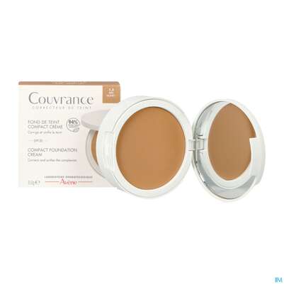 Sie sehen eine Packung Avene Couvrance Kompakt Creme-make-up Honig 1.3 8,5g, Produktbild: 04 Avene Couvrance Kompakt Creme-make-up Honig 1.3 8,5g, A-Nr.: 5862404 - 04