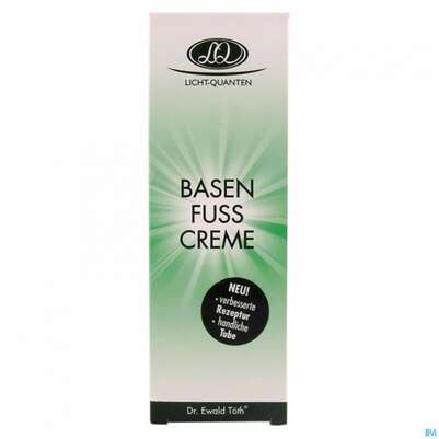 Sie sehen eine Packung Basen Fusscreme Dr.ewald Toeth 75ml, Produktbild: 01 Basen Fusscreme Dr.ewald Toeth 75ml, A-Nr.: 4838349 - 01