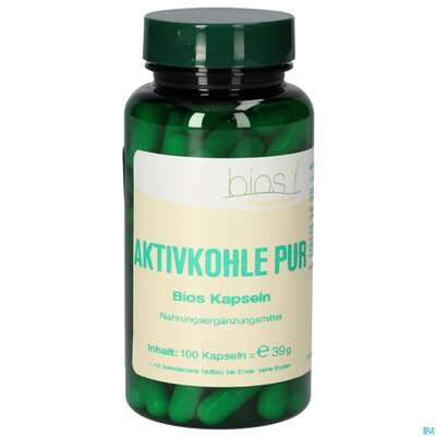 Bios Aktivkohle Pur 100 Kapseln, A-Nr.: 5302935 - 01