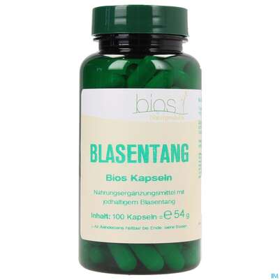 Sie sehen eine Packung Bios Blasentang 100 Kapseln, Produktbild: 01 Bios Blasentang 100 Kapseln, A-Nr.: 3890773 - 01