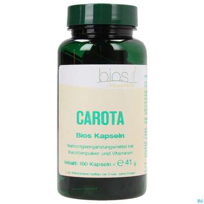 Sie sehen eine Packung Bios Carota 100 Kapseln, Produktbild: 01 Bios Carota 100 Kapseln, A-Nr.: 3890885 - 01