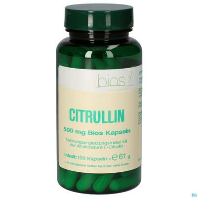 Bios Citrullin 500mg 100 Kapseln, A-Nr.: 4103464 - 01