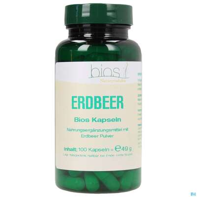 Bios Erdbeer 100 Kapseln, A-Nr.: 3891152 - 01