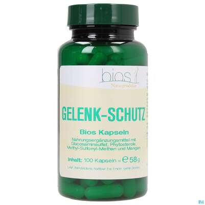 Sie sehen eine Packung Bios Gelenk-schutz 100 Kapseln, Produktbild: 01 Bios Gelenk-schutz 100 Kapseln, A-Nr.: 3891235 - 01
