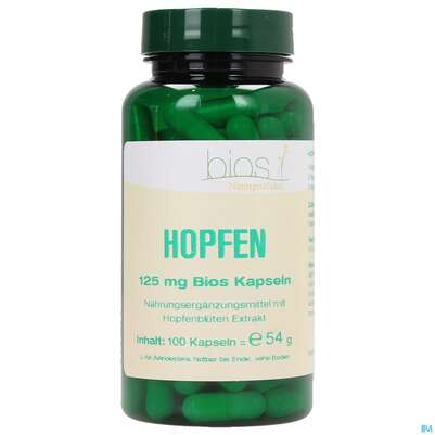 Bios Hopfen 125mg 100 Kapseln, A-Nr.: 3967122 - 01