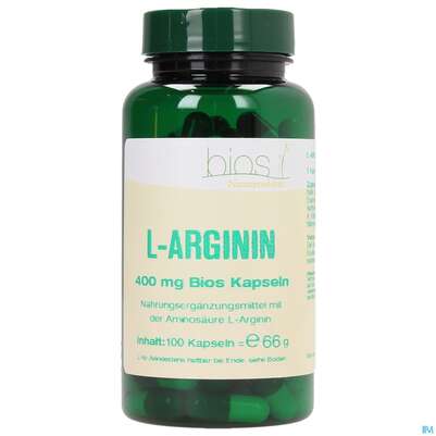 Bios l-arginin 400mg 100 Kapseln, A-Nr.: 3891933 - 01