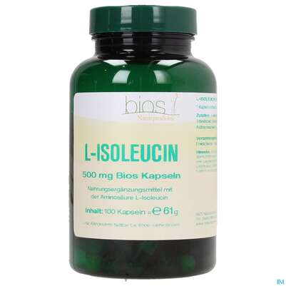 Bios l-isoleucin 500mg 100 Kapseln, A-Nr.: 3892128 - 01