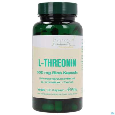 Bios l-threonin 500mg 100 Kapseln, A-Nr.: 3892281 - 02