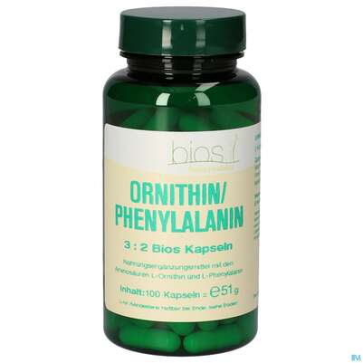 Bios Ornithin/phenylalanin 3:2 100 Kapseln, A-Nr.: 4247134 - 01