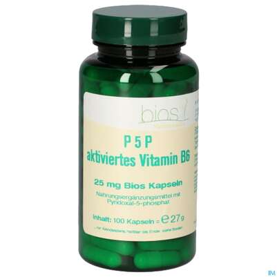 Bios P5p Aktiviertes Vitamin B6 25mg 100 Kapseln, A-Nr.: 5408148 - 01