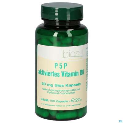 Bios P5p Aktiviertes Vitamin B6 50mg 100 Kapseln, A-Nr.: 5408154 - 01