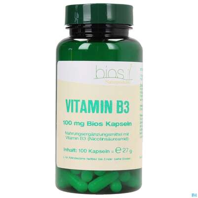 Bios Vitamin B3 100mg 100 Kapseln, A-Nr.: 4089066 - 02
