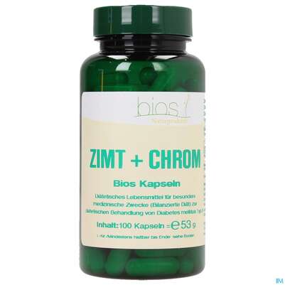 Bios Zimt + Chrom 100 Kapseln, A-Nr.: 3893688 - 01