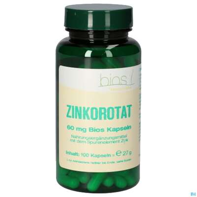 Bios Zinkorotat Kapseln 120mg mg, A-Nr.: 5231520 - 02