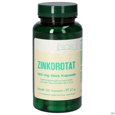 Bios Zinkorotat Kapseln 120mg mg, A-Nr.: 5231520 - 03