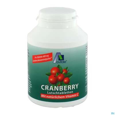 Cranberry Lutschtabl Avi 120st, A-Nr.: 3831138 - 01
