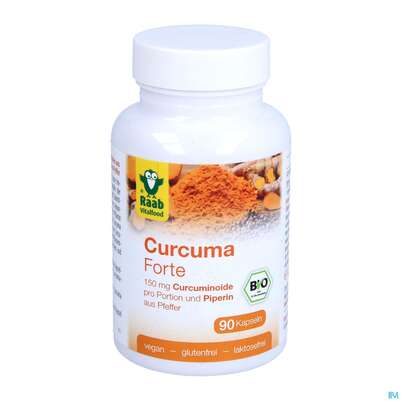Curcuma Kapseln/forte Bio -raab 90st, A-Nr.: 5207645 - 03