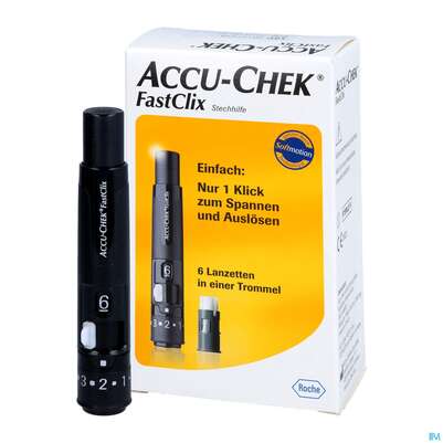 Diagnostika U.zubehoer Accu-chek Fastclix/set Stechhilfe +12lanzett C2 69 1pk, A-Nr.: 5161570 - 04