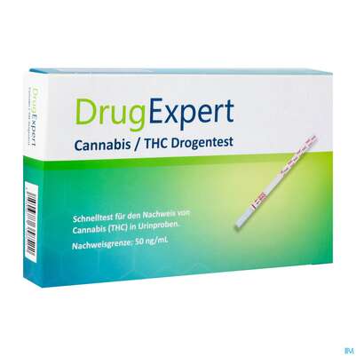 Diagnostika U.zubehoer Drugexpert/schnelltest Teststreifen Urin Thc 50ng 1st, A-Nr.: 5201594 - 02