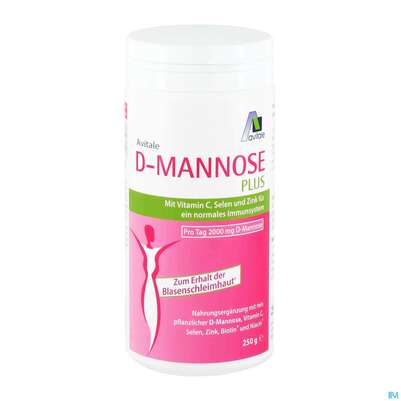D-mannose Pulver 2000mg Plus Dose 250g, A-Nr.: 5296005 - 10
