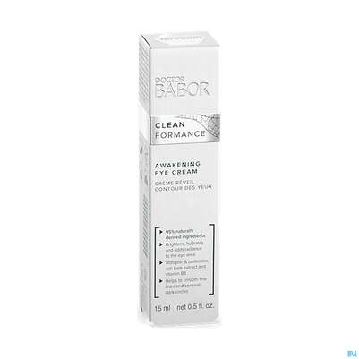 Dr.babor Cleanformance Awakening Eye Cream 48006 15ml, A-Nr.: 5579602 - 01