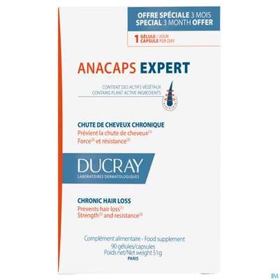 Ducray Anacaps F.d.haar Haarausfall Kapseln Expert23 90st, A-Nr.: 5688886 - 05