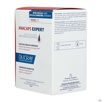Ducray Anacaps F.d.haar Haarausfall Kapseln Expert23 90st, A-Nr.: 5688886 - 07