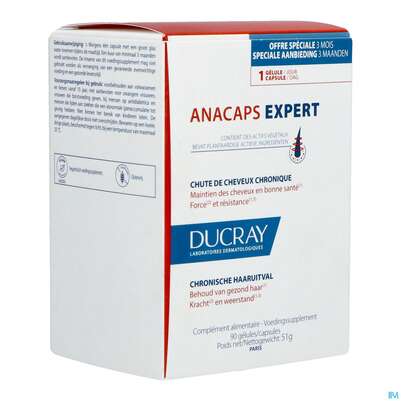 Ducray Anacaps F.d.haar Haarausfall Kapseln Expert23 90st, A-Nr.: 5688886 - 08