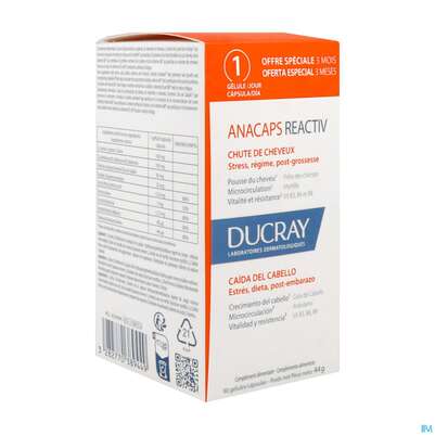 Ducray Anacaps F.d.haar Haarausfall Kapseln Reaktiv23 90st, A-Nr.: 5744975 - 04
