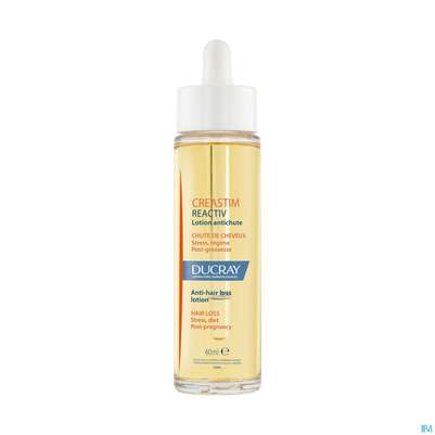 Sie sehen eine Packung Ducray Creastim Anti Haarausfall Intensivlotion Reactiv 60ml, Produktbild: 09 Ducray Creastim Anti Haarausfall Intensivlotion Reactiv 60ml, A-Nr.: 5659726 - 09