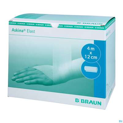 Sie sehen eine Packung Elastische Binden Askina Elast Fixierbinde 4mx 12cm 20st, Produktbild: 02 Elastische Binden Askina Elast Fixierbinde 4mx 12cm 20st, A-Nr.: 1777914 - 02