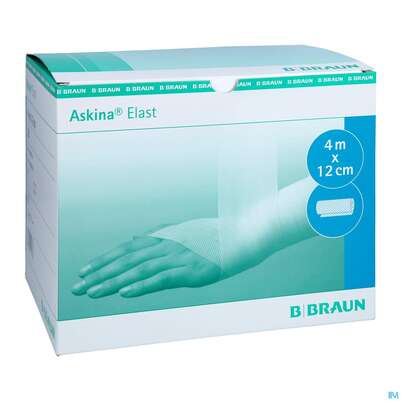 Sie sehen eine Packung Elastische Binden Askina Elast Fixierbinde 4mx 12cm 20st, Produktbild: 03 Elastische Binden Askina Elast Fixierbinde 4mx 12cm 20st, A-Nr.: 1777914 - 03