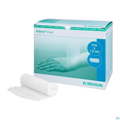 Sie sehen eine Packung Elastische Binden Askina Elast Fixierbinde 4mx 12cm 20st, Produktbild: 04 Elastische Binden Askina Elast Fixierbinde 4mx 12cm 20st, A-Nr.: 1777914 - 04