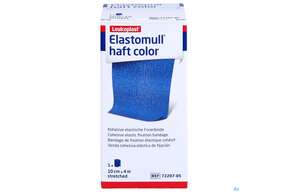 Elastische Binden Elastomull/haft/color Blau 4mx10cm 1st, A-Nr.: 5427105 - 01