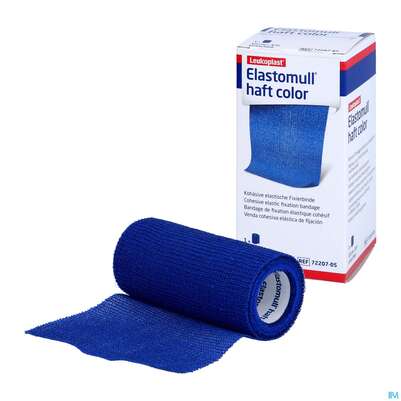 Sie sehen eine Packung Elastische Binden Elastomull/haft/color Blau 4mx10cm 1st, Produktbild: 04 Elastische Binden Elastomull/haft/color Blau 4mx10cm 1st, A-Nr.: 5427105 - 04