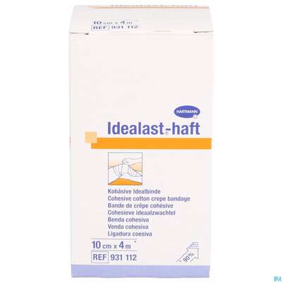 Elastische Binden Idealast/haft Kohaesiv Weiss 4mx 10cm 1st, A-Nr.: 1457523 - 01