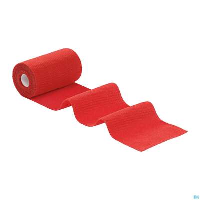 Elastische Binden Idealast/haft Kohaesiv/color Rot 4mx 4cm 1st, A-Nr.: 4174613 - 03