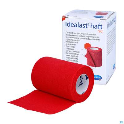 Elastische Binden Idealast/haft Kohaesiv/color Rot 4mx 8cm 1st, A-Nr.: 4174642 - 06