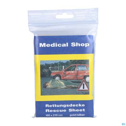 Erste Hilfe Rettungsdecke -pharmag Gold/silber 160x210cm Nr 18620 1st, A-Nr.: 2490474 - 01