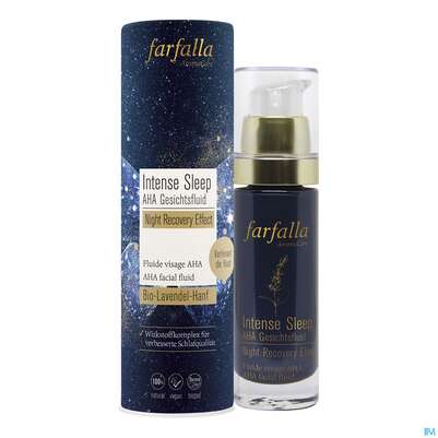 Farfalla Intense Sleep Aha Gesichtsfluid Night Recovery Effect 30ml, A-Nr.: 5675688 - 01