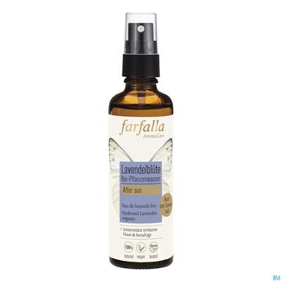 Farfalla Pflanzenwasser/bio Lavendel After Sun 75ml, A-Nr.: 4860722 - 02