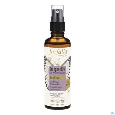 Farfalla Pflanzenwasser/bio Orangenblueten Verwoehnzeit 75ml, A-Nr.: 4860751 - 02