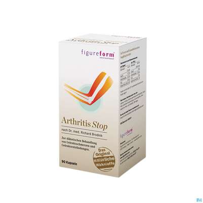 Sie sehen eine Packung Figureform Kapseln Arthritis Stop 90st, Produktbild: 02 Figureform Kapseln Arthritis Stop 90st, A-Nr.: 4053571 - 02