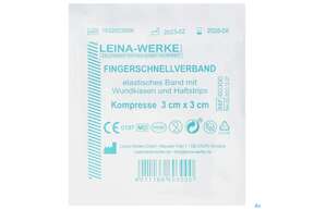 Fingerverbaende Leina Schnellverband 3x3 1st, A-Nr.: 4588645 - 01