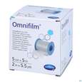Sie sehen eine Packung Fixierpflaster Omnifilm 5mx 5cm 1st, Produktbild: 02 Fixierpflaster Omnifilm 5mx 5cm 1st, A-Nr.: 2020840 - 02