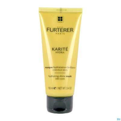 Sie sehen eine Packung Furterer Shea-butter Hydra Feuchtigkeitsspendende Maske 100ml, Produktbild: 03 Furterer Shea-butter Hydra Feuchtigkeitsspendende Maske 100ml, A-Nr.: 5439568 - 03