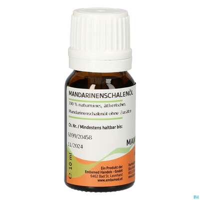 Sie sehen eine Packung Gall Pharma Mandarinenschalenöl Embamed, Produktbild: 01 Gall Pharma Mandarinenschalenöl Embamed, A-Nr.: 5607043 - 01